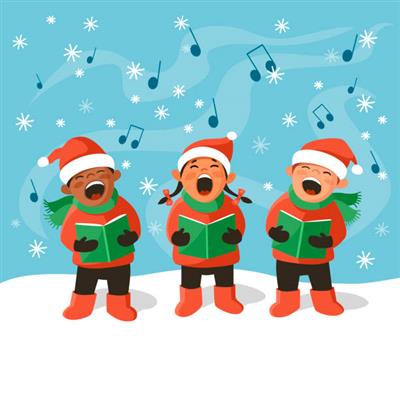 Children caroling